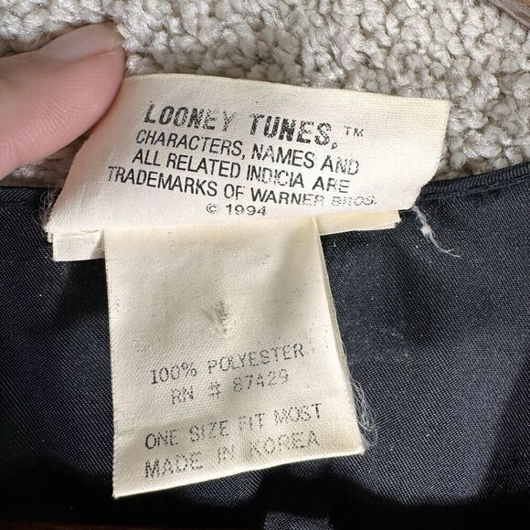 Looney Tunes Vintage Twick Or Tweet Character Vest Halloween One Size Black - Picture 8 of 11